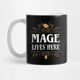 A Mage Lives Here Classes Series Mug